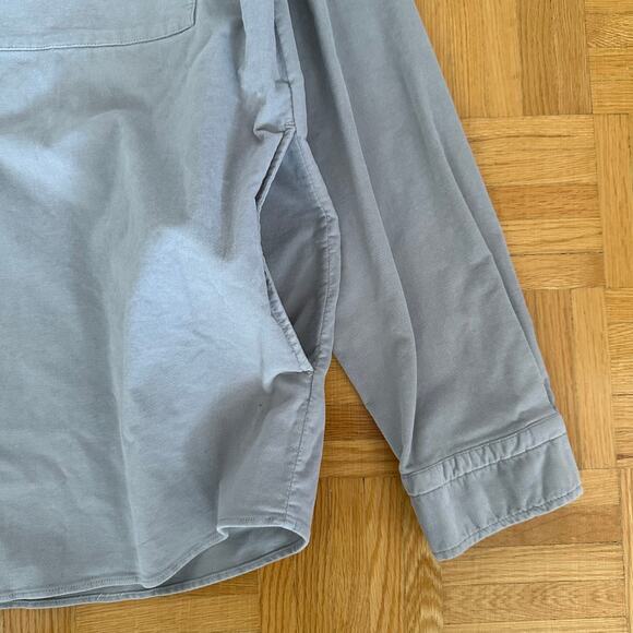 ZARA Men’s Front Big Pockets Overshirt Shirt Jacket Gray Size Large - Picture 5 of 7